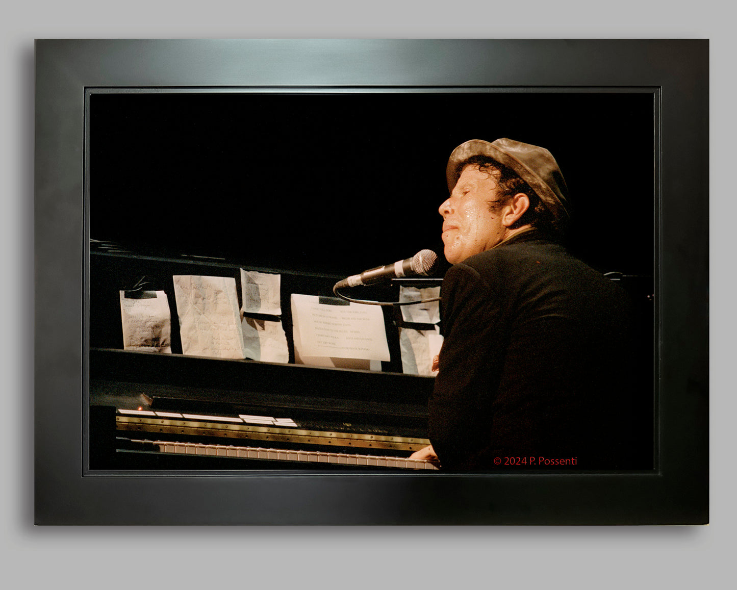 Tom Waits - The Beacon Theater, NYC, 9/1999 - Original Photo, Inkjet Print
