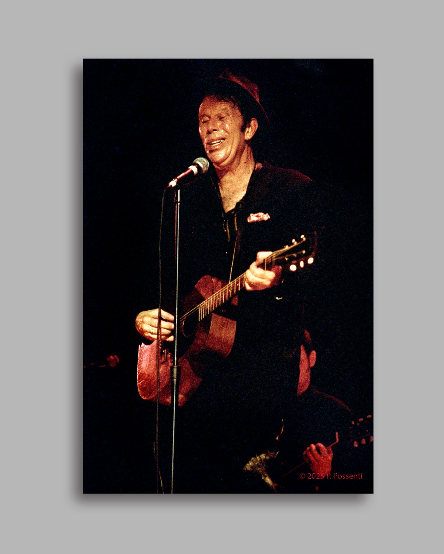 Tom Waits - The Beacon Theater, NYC, 9/1999-2 - Original Photo, Inkjet Print
